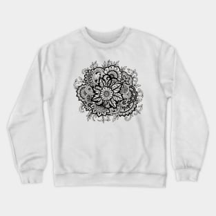 Henna Flower Crewneck Sweatshirt